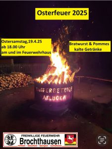 Osterfeuer 2025 in Brochthausen – Gemeinsam in den Frühling ????????