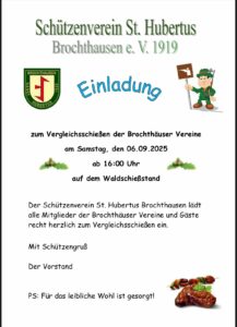 🎯 Vergleichsschießen in Brochthausen – Sei dabei!